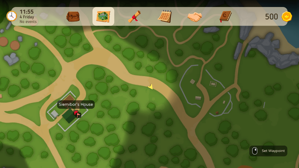 Logging site - softwood location in the witch of fern island