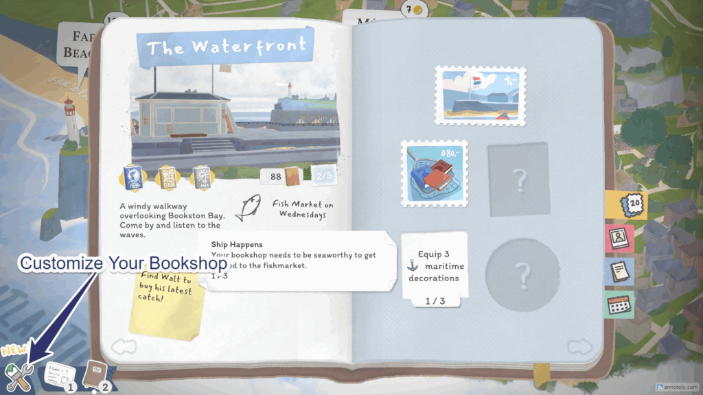 Customize your bookshop