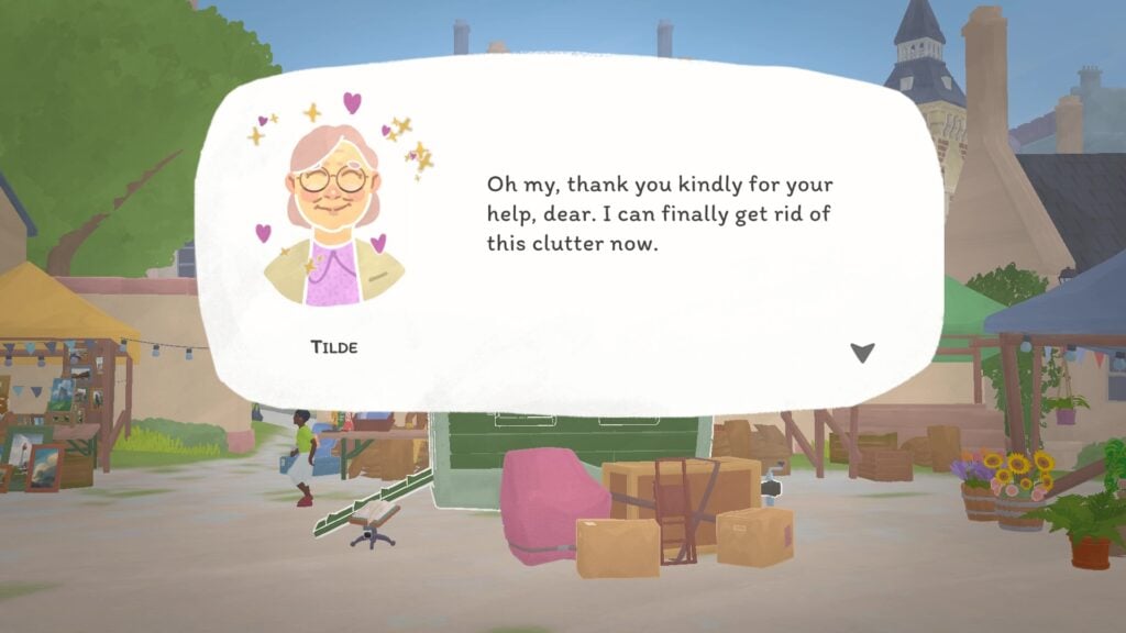 Bring all items to the flea market