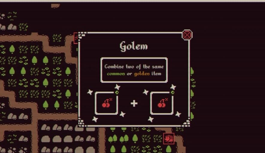 Combine items in Golem 