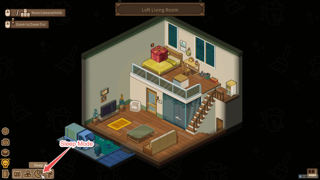 Sleep Mode Button